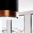 Globalo Silent Quality Heweno Isola 39.2 Okap wyspowy miedziany/czarny mat HEWENO_ISOLA_39_2_BL_COPPER_MAT_RING - zdjęcie 5