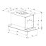 Globalo Silent Quality Pinelio 60.1 Okap do zabudowy czarny PINELIO_60_1_BLACK - zdjęcie 2