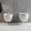 Globo 4All Zestaw Toaleta WC podwieszana 54x36 cm Senzabrida bez kołnierza z deską sedesową wolnoopadającą, biały MDS03.BI+MD020BI - zdjęcie 6