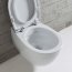 Globo 4All Toaleta WC podwieszana 54x36 cm Senzabrida bez kołnierza, biała MDS03.BI - zdjęcie 4
