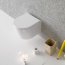 Globo Forty3 Zestaw Toaleta WC podwieszana 43x36 cm Senzabrida bez kołnierza z deską wolnoopadającą biały FOS06.BI+FOR22BI - zdjęcie 2