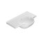 Globo Mode Umywalka wisząca lub meblowa 80x49 cm biały połysk ME080BI - zdjęcie 1