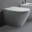 Globo Stockholm Toaleta WC stojąca 58x37 cm biały połysk LA001BI - zdjęcie 2