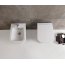 Globo Stone Zestaw Toaleta WC podwieszana 45x36 cm z deską sedesową wolnoopadającą, biały SSS03.BI+SS026BI - zdjęcie 2