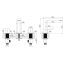Graff Blackstone Bateria umywalkowa 3 otworowa chrom E-11810-LM63B-PC - zdjęcie 2