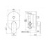 Graff Shoreland Bateria wannowo-prysznicowa podtynkowa chrom E-7071-LM62W-PC - zdjęcie 2