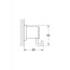 Grohe Allure Haczyk łazienkowy 6,2x6,2x5,8 cm, chrom 40284000 - zdjęcie 2