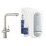 Grohe Blue Home Bateria kuchenna wysoka z wyciąganą wylewką i funkcją filtrowania wody stal nierdzewna 31539DC0 - zdjęcie 1
