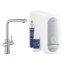 Grohe Blue Home Bateria kuchenna wysoka z wyciąganą wylewką i funkcją filtrowania wody, stal nierdzewna 31539DC0 - zdjęcie 1