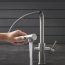 Grohe Blue Home Bateria kuchenna wysoka z wyciąganą wylewką i funkcją filtrowania wody stal nierdzewna 31539DC0 - zdjęcie 7