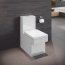 Grohe Cube Ceramic Toaleta WC kompaktowa 69x37 cm bez kołnierza z powłoką PureGuard, biała 3948400H - zdjęcie 4