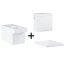 Grohe Cube Ceramic Zestaw Toaleta WC kompaktowa 69x37 cm bez kołnierza PureGuard z deską sedesową wolnoopadającą i zbiornikiem z podłączeniem z boku, biały 3948400H+39488000+39489000 - zdjęcie 1