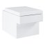 Grohe Cube Ceramic Zestaw Toaleta WC podwieszana 56,5x37 cm bez kołnierza PureGuard z deską sedesową wolnoopadającą, biały 3924400H+39488000 - zdjęcie 2