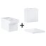 Grohe Cube Ceramic Zestaw Toaleta WC kompaktowa 69x37 cm bez kołnierza PureGuard z deską sedesową wolnoopadającą i zbiornikiem z podłączeniem z dołu, biały 3948400H+39488000+39490000 - zdjęcie 1