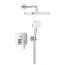 Grohe Cubeo Zestaw prysznicowy podtynkowy z deszczownicą chrom 1053360000 - zdjęcie 2