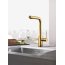 Grohe Essence Bateria kuchenna wysoka z wyciąganą wylewką cool sunrise 30504GL0 - zdjęcie 4