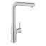 Grohe Essence Bateria kuchenna wysoka z wyciąganą wylewką stal nierdzewna 30504DC0 - zdjęcie 1