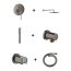 Grohe Essence Zestaw prysznicowy podtynkowy z deszczownicą brushed hard graphite GNS141 - zdjęcie 1
