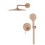Grohe Essence Zestaw prysznicowy podtynkowy z deszczownicą brushed warm sunset 25287DL0 - zdjęcie 4