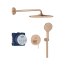Grohe Essence Zestaw prysznicowy podtynkowy z deszczownicą brushed warm sunset 25287DL0 - zdjęcie 1