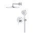 Grohe Essence Zestaw prysznicowy podtynkowy z deszczownicą chrom 25287000 - zdjęcie 4