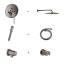 Grohe Essence Zestaw prysznicowy podtynkowy z deszczownicą hard graphite GROHEESSZPA01 - zdjęcie 1