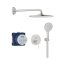 Grohe Essence Zestaw prysznicowy podtynkowy z deszczownicą stal nierdzewna 25287DC0 - zdjęcie 1