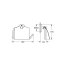 Grohe Essentials Uchwyt na papier toaletowy z pokrywą brushed cool sunrise 40367DL1 - zdjęcie 2