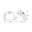 Grohe Essentials Uchwyt na papier toaletowy z pokrywą matte black 1024652430 - zdjęcie 2