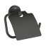 Grohe Essentials Uchwyt na papier toaletowy z pokrywą matte black 1024652430 - zdjęcie 1