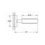 Grohe Essentials Uchwyt na szklankę mydelniczkę lub dozownik matte black 1024662430 - zdjęcie 2