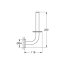 Grohe Essentials Uchwyt na zapasowy papier toaletowy matte black 1024692430 - zdjęcie 2
