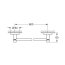 Grohe Essentials Wieszak na ręcznik 65,4 cm matte black 1022512430 - zdjęcie 2