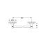 Grohe Essentials Wieszak na ręcznik 85,4 cm brushed cool sunrise 40386GN1 - zdjęcie 2