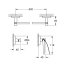 Grohe Essentials Zestaw akcesoriów łazienkowych 3w1 chrom 40775001 - zdjęcie 2