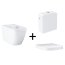 Grohe Euro Ceramic Zestaw WC stojące + deska + zbiornik z podłączeniem z boku biały 39338000+39330001+39333000 - zdjęcie 1