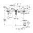 Grohe Eurocube Bateria umywalkowa 3 otworowa stal nierdzewna 20351DC0 - zdjęcie 3
