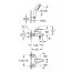 Grohe Eurosmart Bateria wannowa natynkowa z zestawem prysznicowym chrom 33302002 - zdjęcie 2