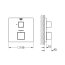 Grohe Grohtherm Cube Bateria prysznicowa termostatyczna podtynkowa stal nierdzewna 24153DC0 - zdjęcie 3