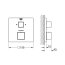 Grohe Grohtherm Cube Bateria wannowo-prysznicowa termostatyczna podtynkowa stal nierdzewna 24155DC0 - zdjęcie 3