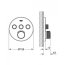 Grohe Grohtherm SmartControl Bateria wannowo-prysznicowa podtynkowa 3-drożna biały/chrom 29904LS0 - zdjęcie 2