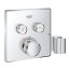 Grohe Grohtherm SmartControl Zestaw prysznicowy podtynkowy termostatyczny z deszczownicą chrom 34865000 - zdjęcie 5
