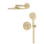 Grohe Grohtherm SmartControl Zestaw prysznicowy termostatyczny podtynkowy z deszczownicą brushed cool sunrise 34863GN0 - zdjęcie 4