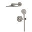 Grohe Grohtherm SmartControl Zestaw prysznicowy termostatyczny podtynkowy z deszczownicą brushed hard graphite 34863AL0 - zdjęcie 4