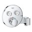 Grohe Grohtherm SmartControl Zestaw prysznicowy termostatyczny podtynkowy z deszczownicą chrom 34743000 - zdjęcie 2