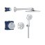 Grohe Grohtherm SmartControl Zestaw prysznicowy termostatyczny podtynkowy z deszczownicą chrom 34863000 - zdjęcie 1