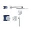 Grohe Grohtherm SmartControl Zestaw prysznicowy termostatyczny podtynkowy z deszczownicą chrom 34864000 - zdjęcie 1