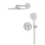 Grohe Grohtherm SmartControl Zestaw prysznicowy termostatyczny podtynkowy z deszczownicą stal nierdzewna 34863DC0 - zdjęcie 4