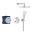 Grohe Grohtherm Zestaw prysznicowy termostatyczny podtynkowy z deszczownicą chrom 34872000 - zdjęcie 2