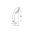 Grohe New Tempesta 100 Słuchawka prysznicowa 4 strumienie chrom 28578001 - zdjęcie 3